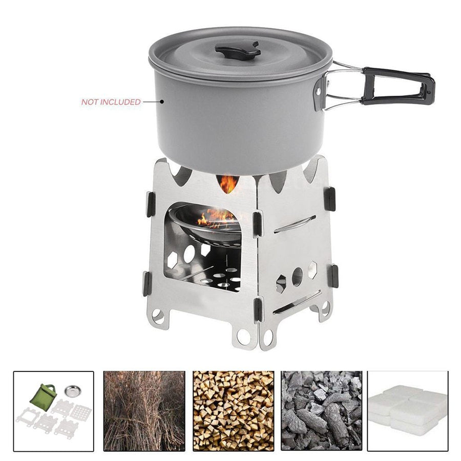 CampRite Portable Camping Wood Stove - Gear Up Industries