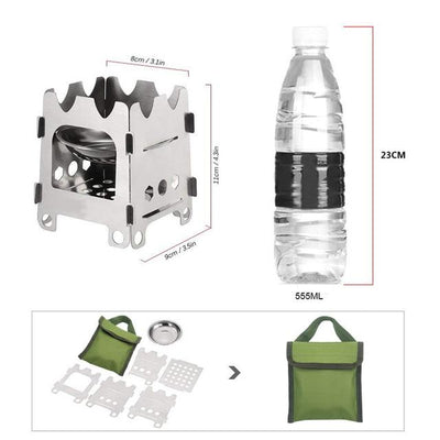 CampRite Portable Camping Wood Stove - Gear Up Industries