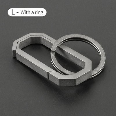 Tallboy Titanium Alloy Key Ring Hung Buckle Outdoor